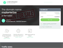 Tablet Screenshot of materiel.be